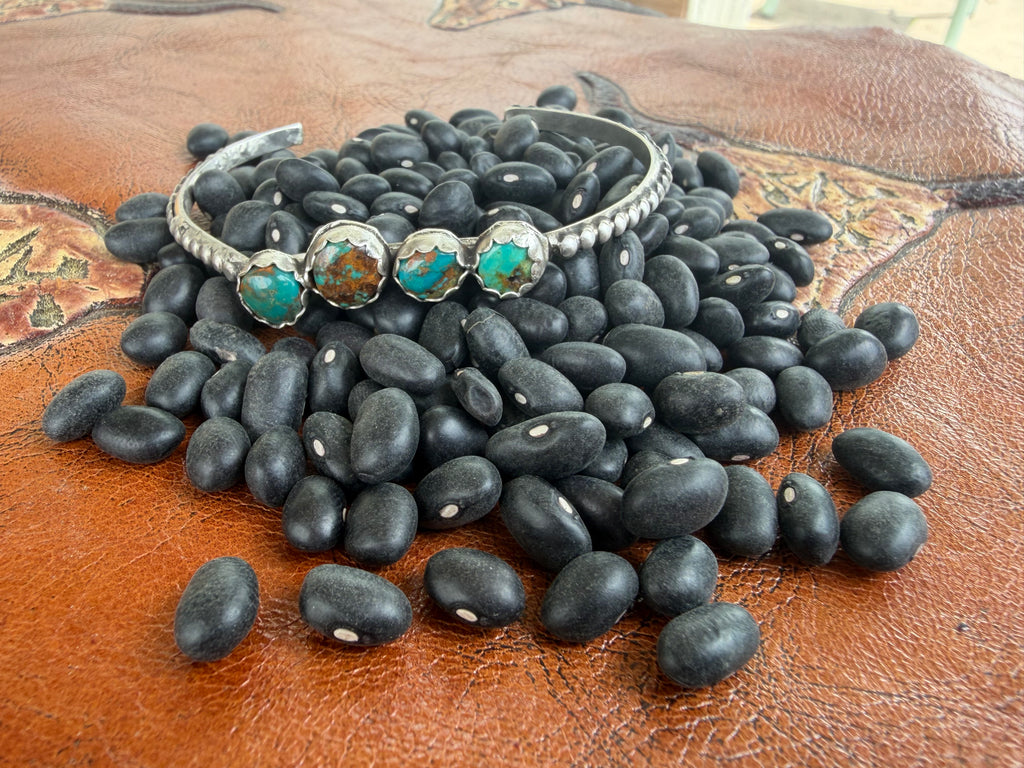 Mixed turquoise cuff
