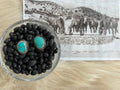 Arizona blue Turquoise stud earrings