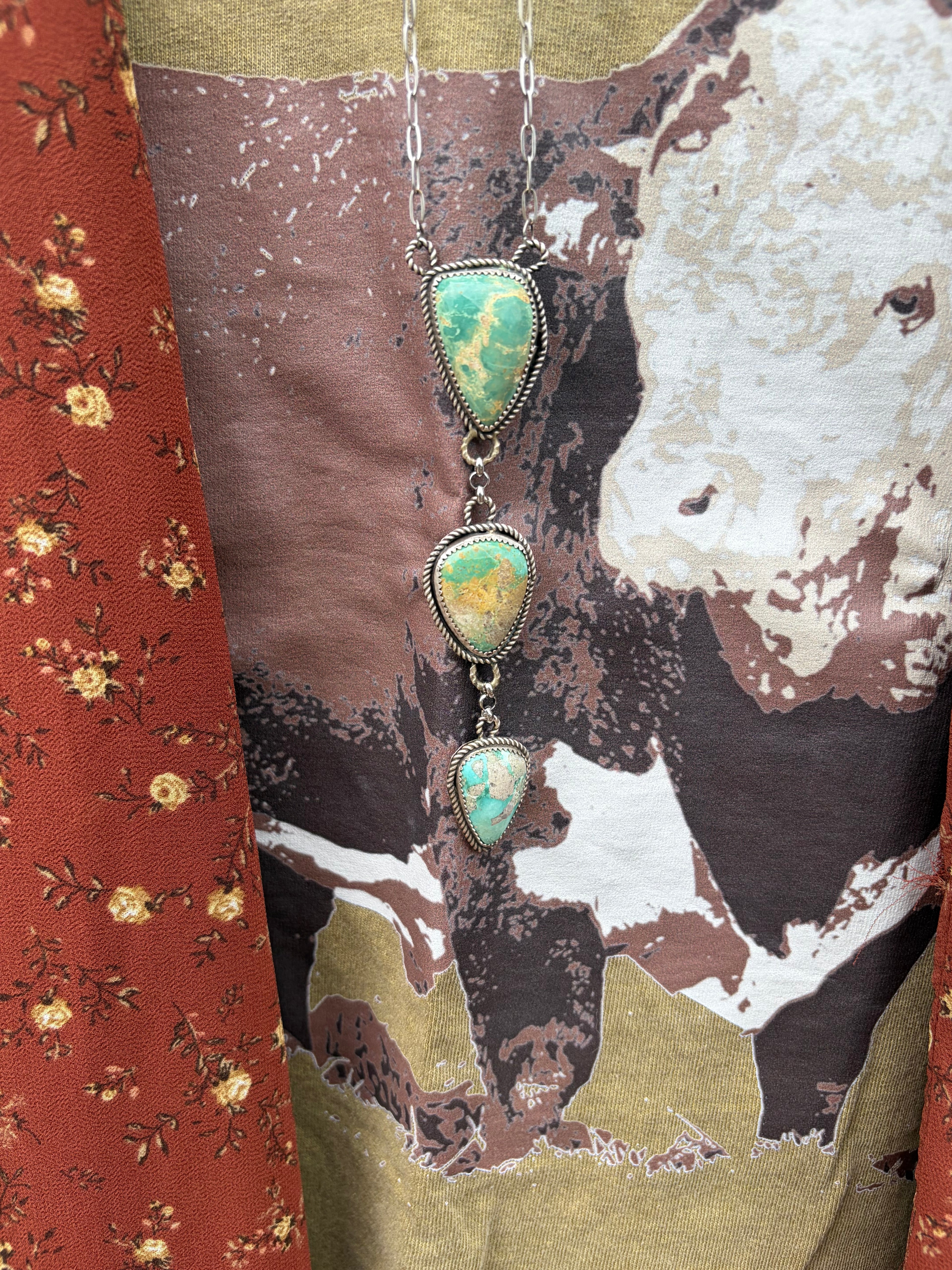Kingman stones 5”Lariat