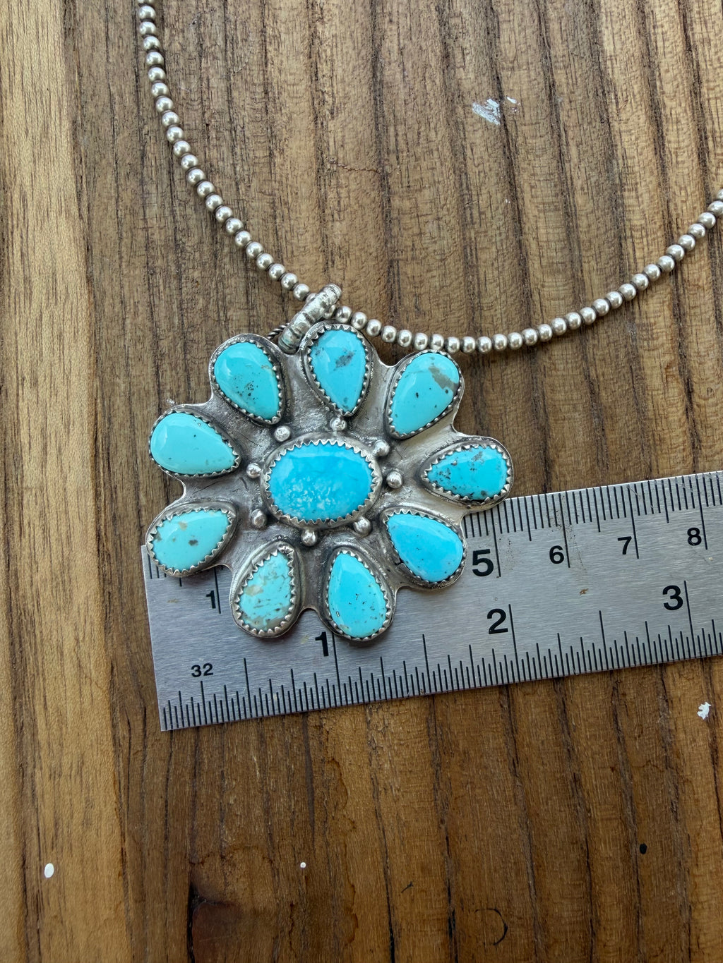 Large sleeping beauty pendant