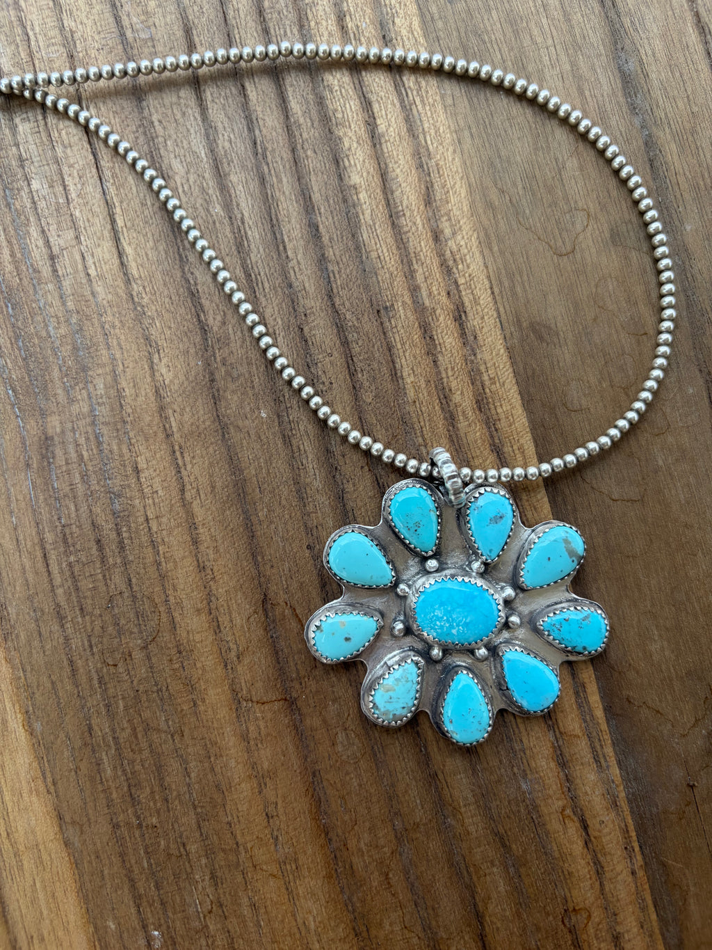 Large sleeping beauty pendant