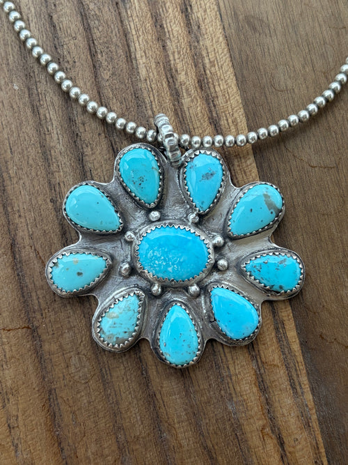 Large sleeping beauty pendant